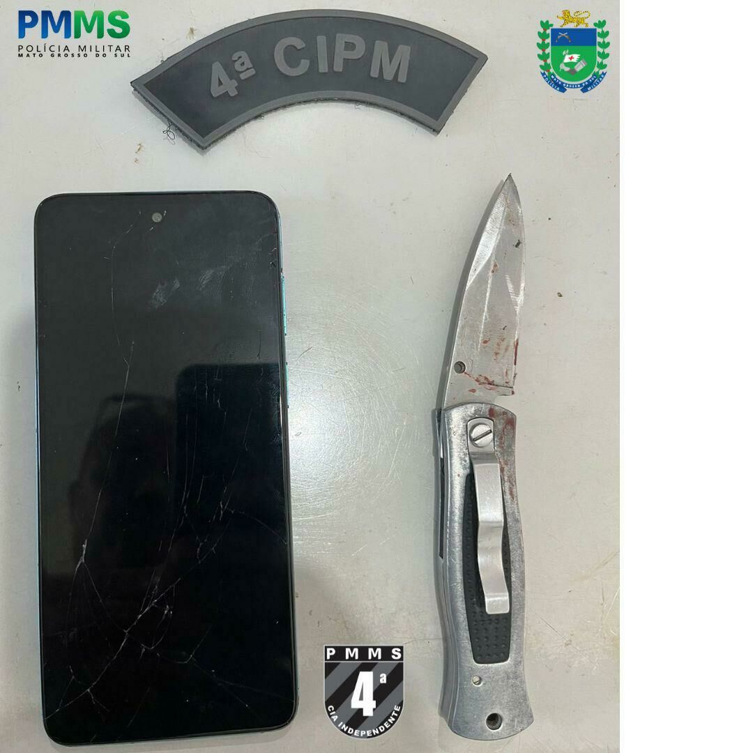Imagem de compartilhamento para o artigo Jovem é esfaqueado várias vezes e autor acaba preso em Chapadão do Sul da MS Todo dia